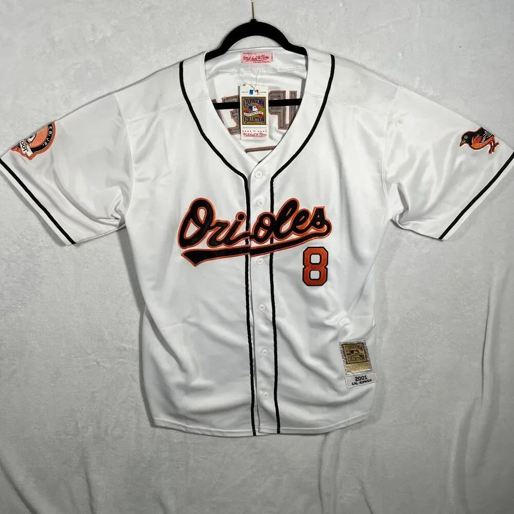 Mitchell & Ness Cooperstown Collection 2001 Orioles Cal Ripken Jersey NWT Sz 54